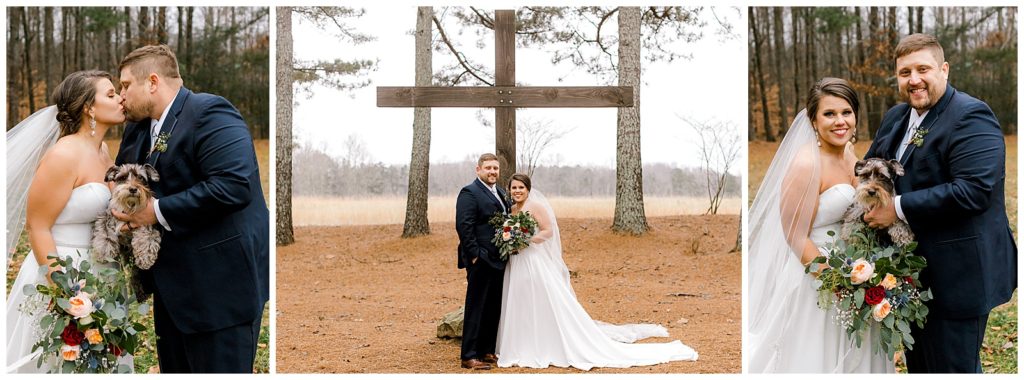 Rustic Pine Farms outdoor ceremony spot is just perfect!