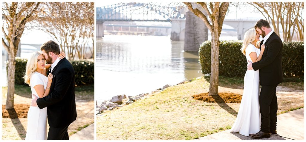 Chattanooga, Tennessee photographer captures bride and groom at Cooliage Park